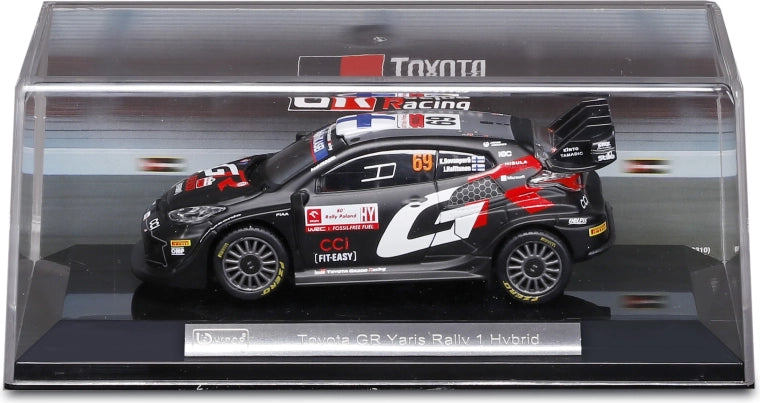 Bburago Original Toyota GR Yaris Rally 1 Hybrid Licensed Diecast Car | 1:43 Scale (14 Years till Grown Ups)