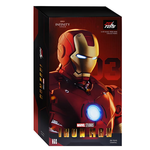 Marvel Original Licensed Ironman Action Figure - MARK3 | 1:10 Scale (15 Years till Grown Ups)