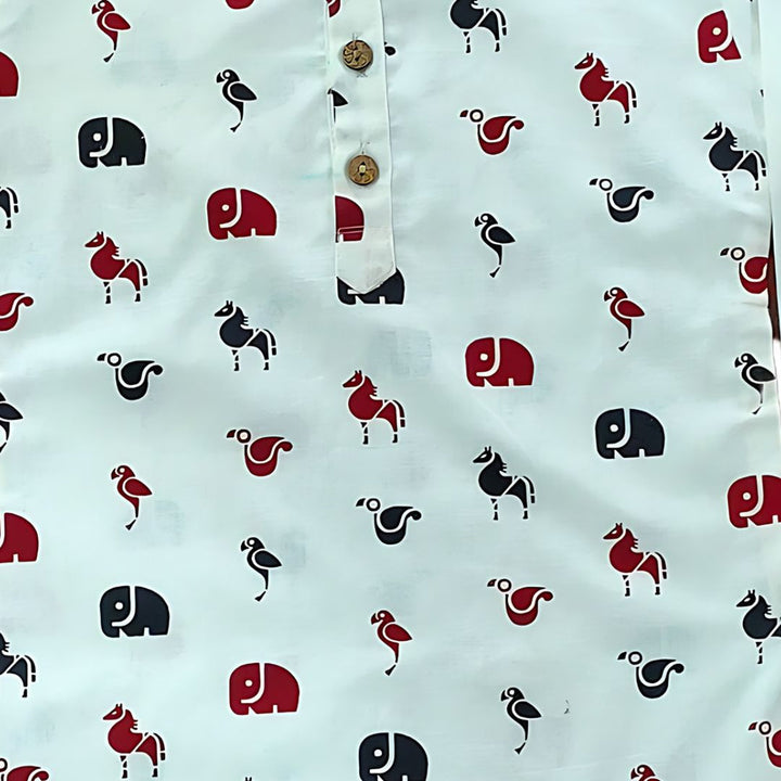 Zikku Forest Friends Kurta Set (Unisex)