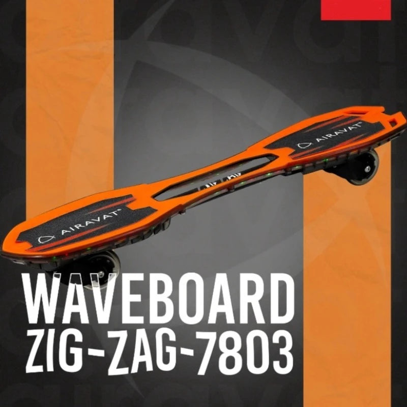 Zig Zag Wave Board For Young Adults and Grown-Ups (7803) - Skateboard