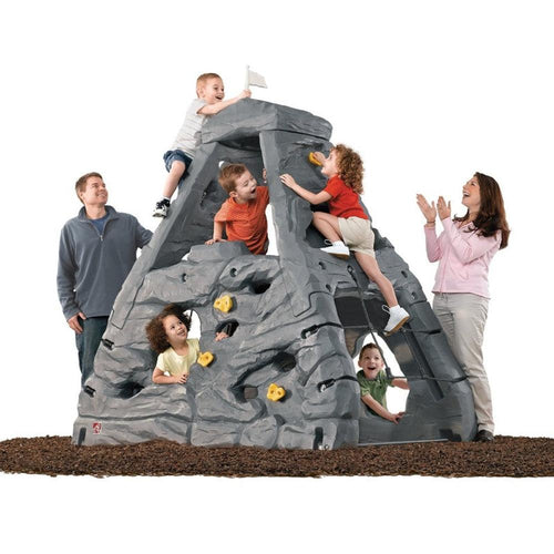 STEP2 Skyward Summit - Rock Climbing Wall (3-8 Years) | Grey
