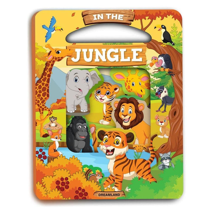 Dreamland Publications Window Cut Board Book - In the Jungle