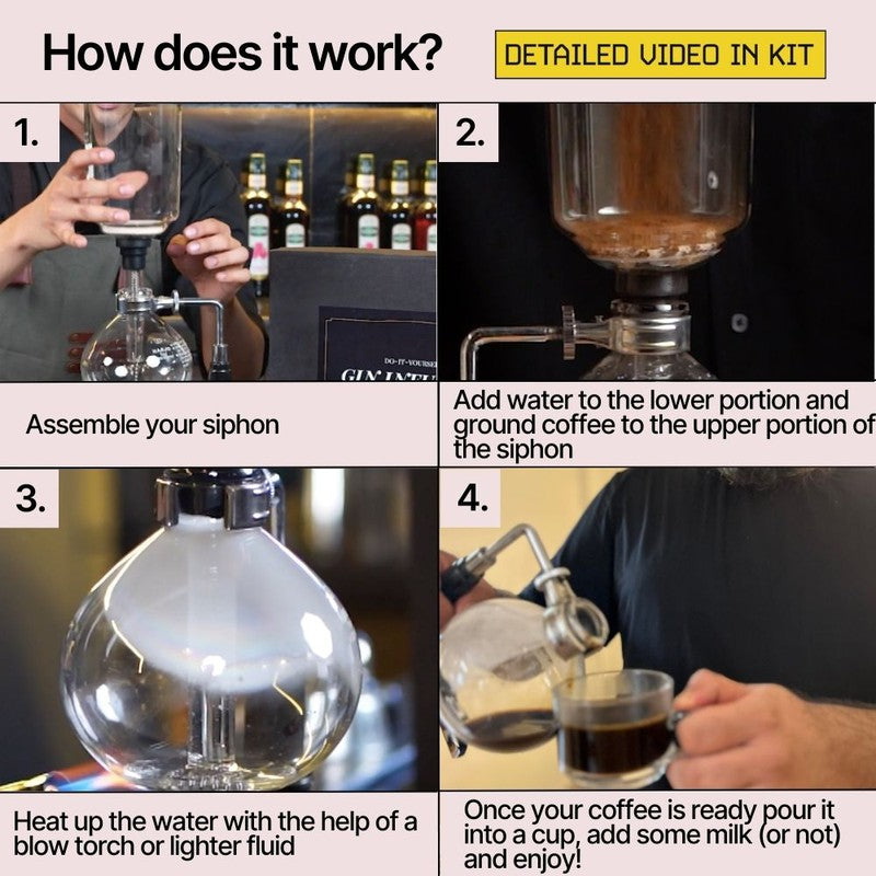 DIY Coffee Siphon Kit