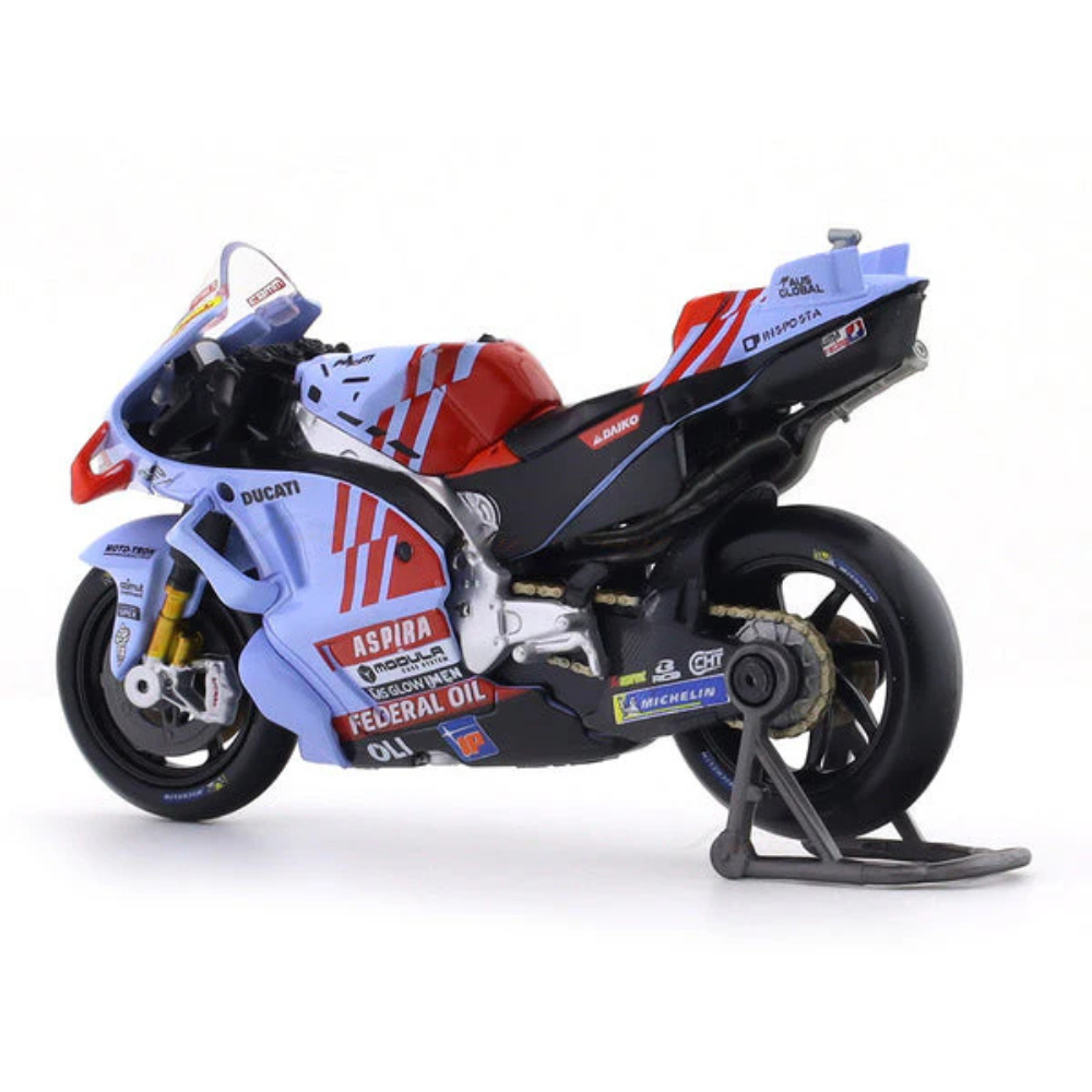 Maisto Original Ducati Gresini Racing Team 2024 Licensed Diecast Bike | 1:18 Scale (14 Years till Grown Ups)