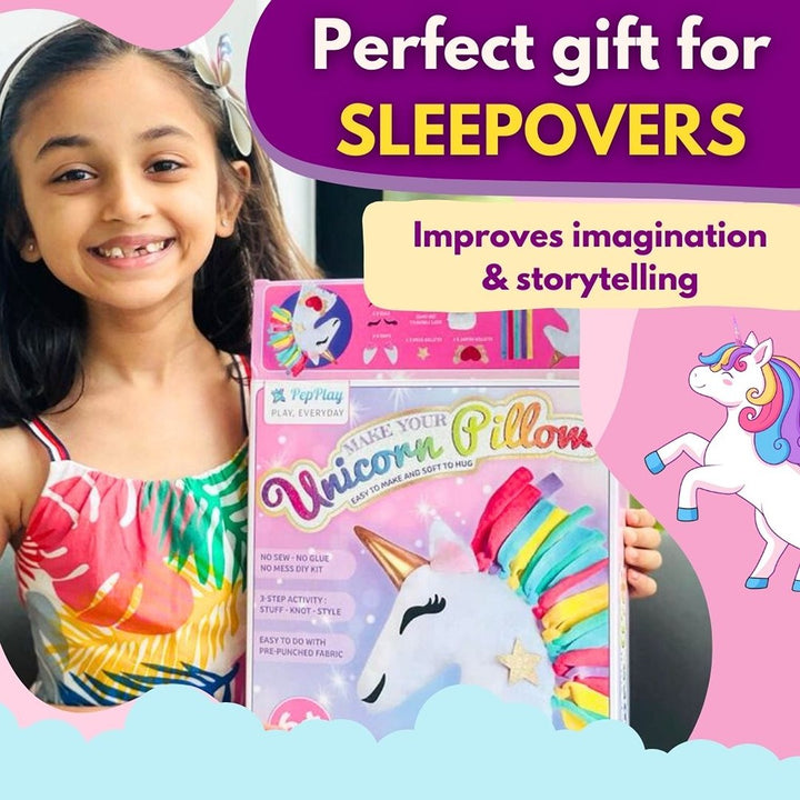 Make your Own Unicorn Pillow (DIY Easy To Make Activity Kit)