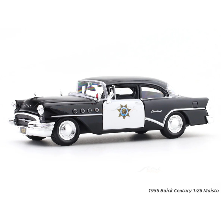 Maisto Original 1955 Buick Century Licensed Diecast Car | 1:26 Scale (14 Years till Grown Ups)