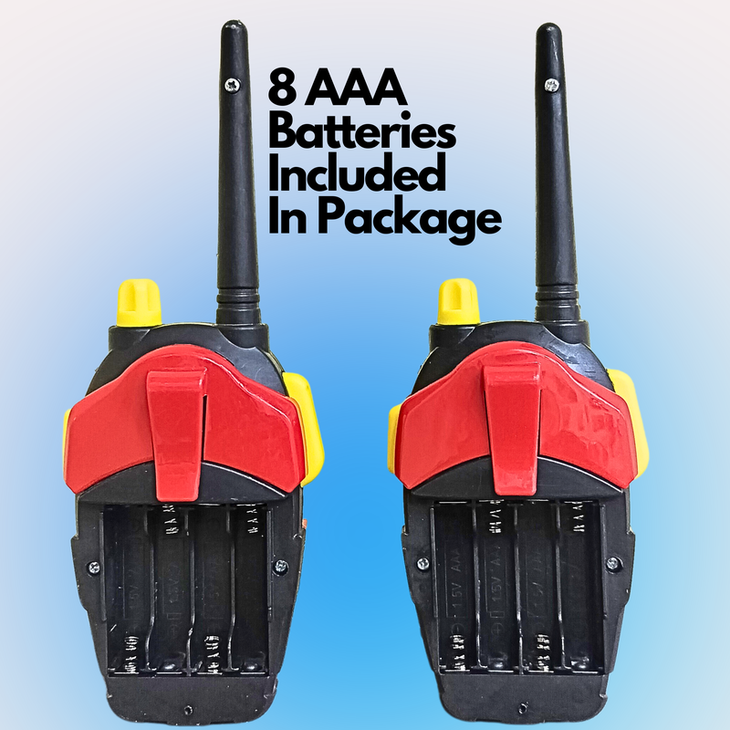Walkie Talkie Long Range for Home (2 Pcs - 8 Batteries Included) (Spiderman)