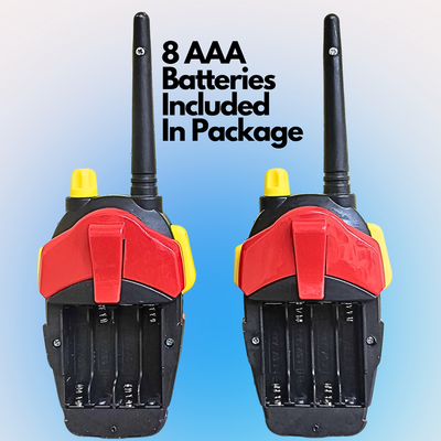 Walkie Talkie Long Range for Home (2 Pcs - 8 Batteries Included) (Spiderman)