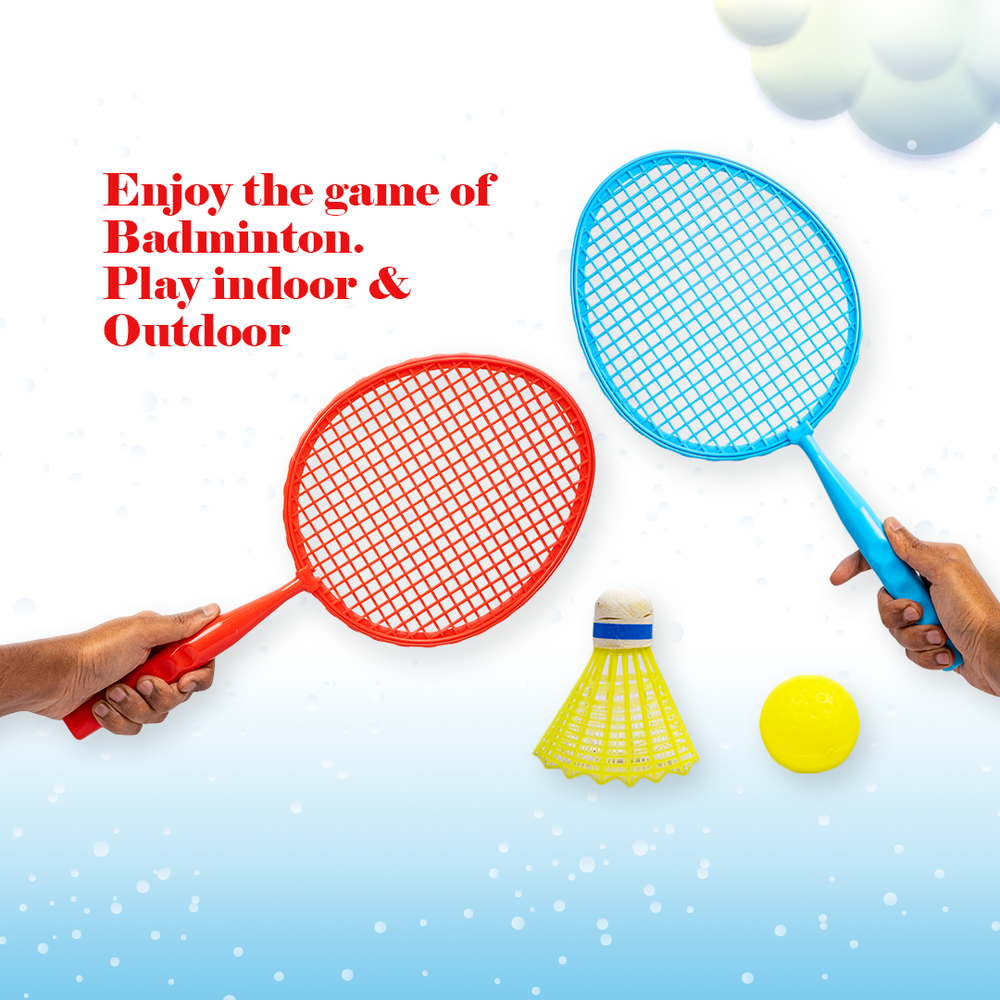 Return Gifts (Pack of 3,5,12) Happy Time Badminton Set Junior Penguin