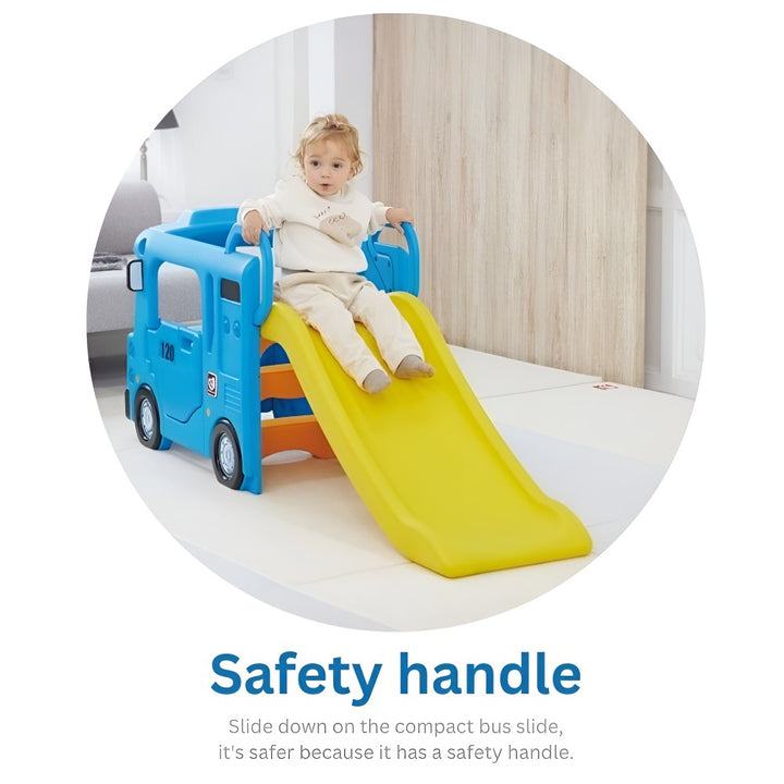 YAYA Blue Compact Bus Slide (1-6 Years)
