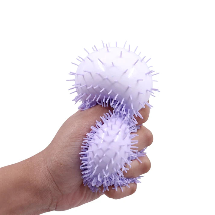 Scoobies Foamazing Balls – 3 Squishy + 1 Fuzzy Spiky Sensory Ball (Set of 4)