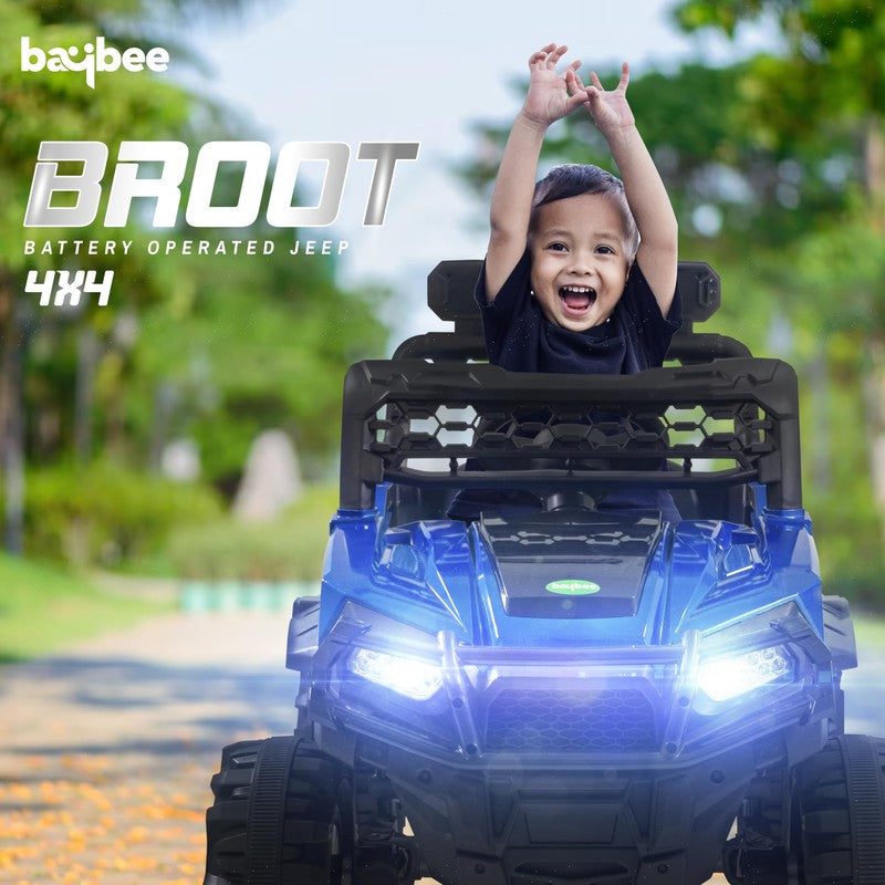 Broot Rechargeable Battery Operated Ride on Jeep Car with Music & Light For Kids | COD Not Available