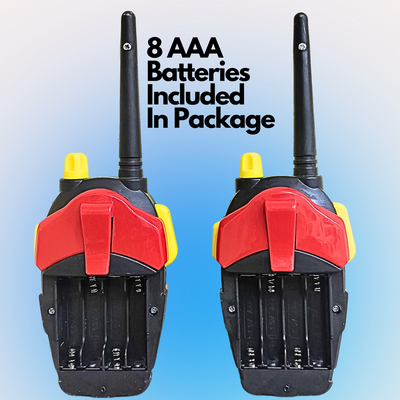 Walkie Talkie Long Range for Home (2 Pcs - 8 Batteries Included) (Mickey Mouse)