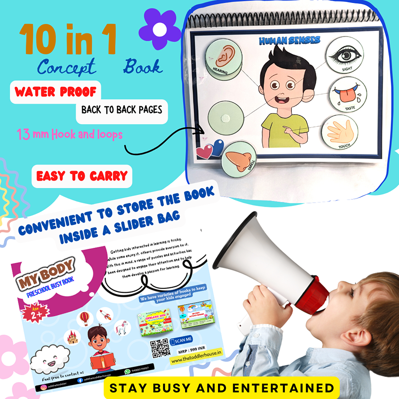 My Body Level 1 – Preschool Busy Book Binder