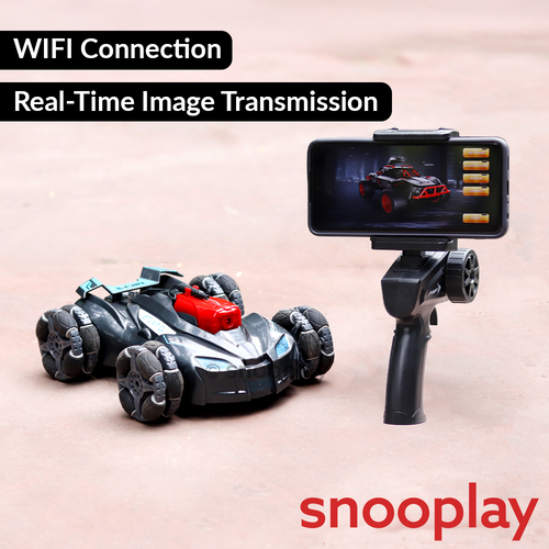KLAL FPV Racing Remote Control Stunt Car with WiFi Camera - Real Time Video Transmission (5-14 Years)