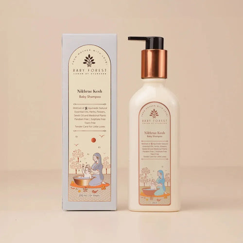 Baby Forest Nikhrae Kesh Baby Shampoo - 200ml | Gentle Hair Care with Ayurvedic Herbs & Oils