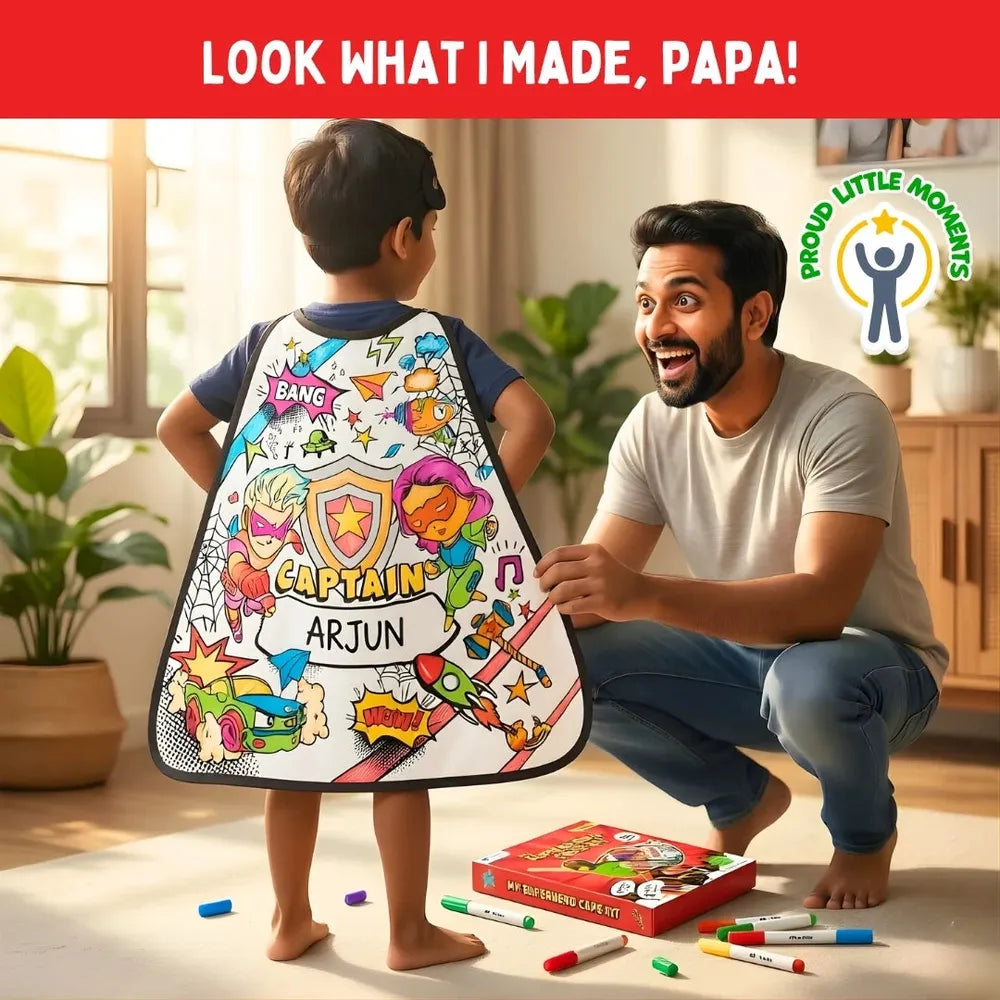 PepPlay Colour Your Superhero Cape | Colour, Wear & Pretend Play