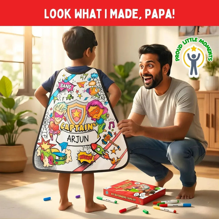 PepPlay Colour Your Superhero Cape | Colour, Wear & Pretend Play