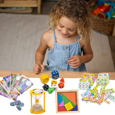 Learnings Junior Math Kit Specially for Kid and Skill Developmental Kids Toy for 1 to 10 Year's Kid - for Gifting