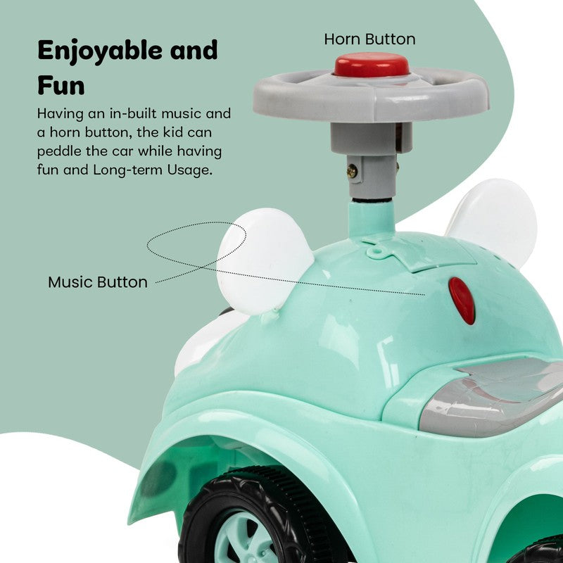 Snooper Ride on Baby Car for Kids, Baby Ride on Car with Music & Horn Button-Kids Ride On Push Car for Children | Ride on Toys Kids Baby Car | Ride on Car for Kids - COD Not Available