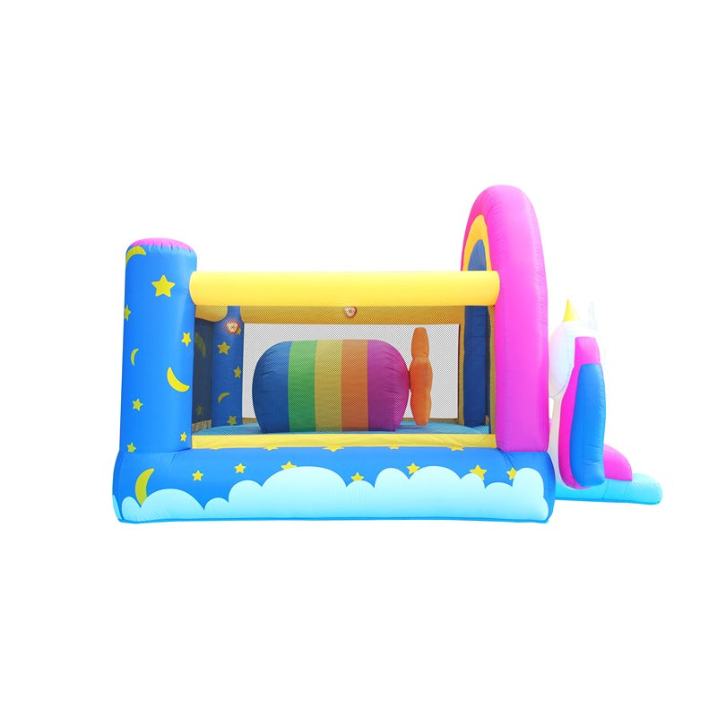 Enchanted Unicorn Jumping Castle with Light & Sound | Weight-20 Kg (3-10 Years) | COD Not Available