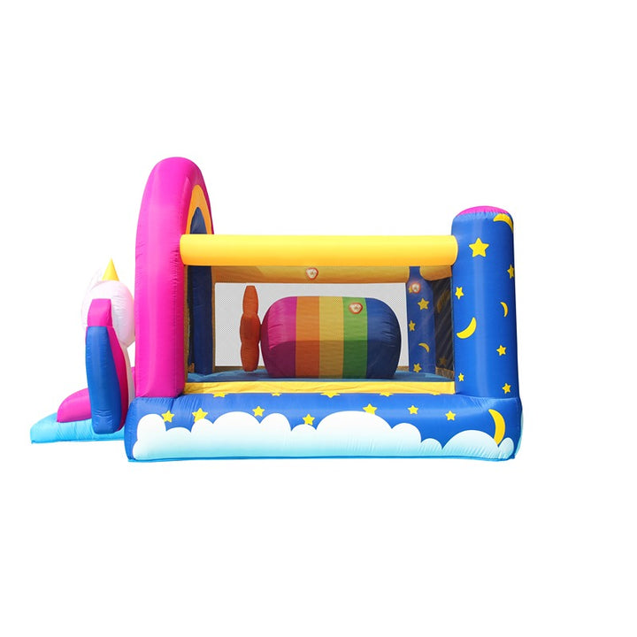 Enchanted Unicorn Jumping Castle with Light & Sound | Weight-20 Kg (3-10 Years) | COD Not Available