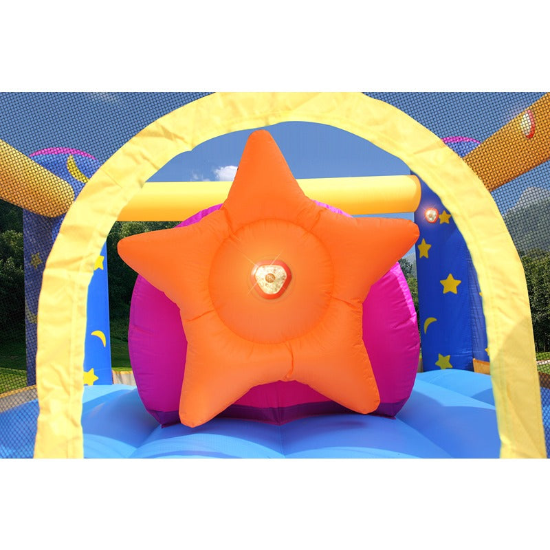 Enchanted Unicorn Jumping Castle with Light & Sound | Weight-20 Kg (3-10 Years) | COD Not Available