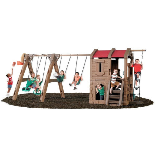 STEP2 Naturally Playful Adventure Lodge Play Center With Glider (3-8 Years)