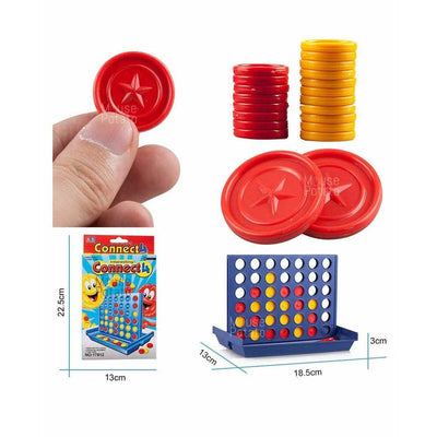 Connect 4 Amusement Game for Kids | Multicolour