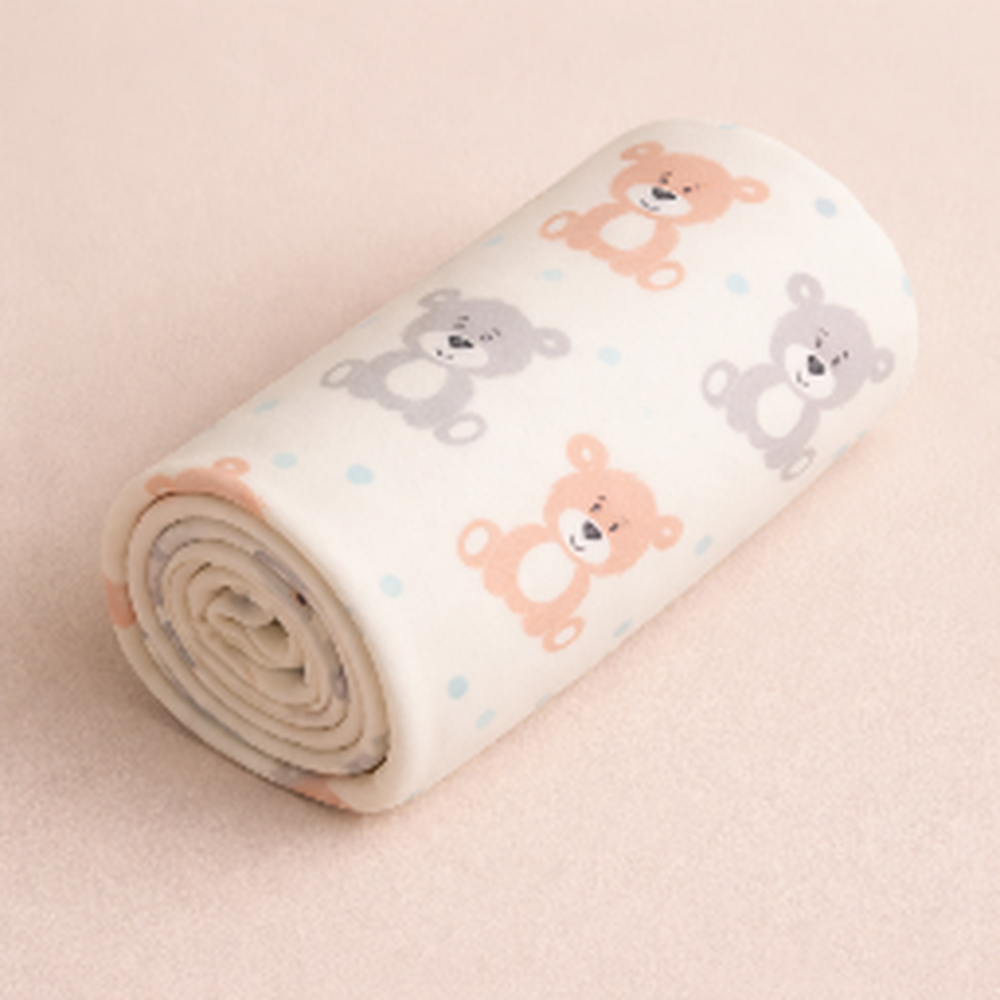 Zikku Printed Dry Sheet for Baby - Teddy | Keeps Little Bed Dry & Happy