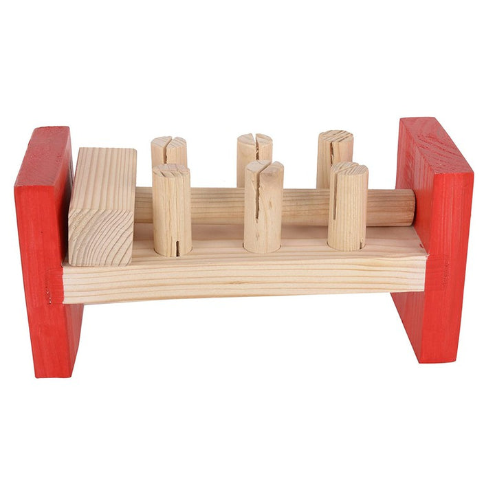 Wooden Hammer Peg Set