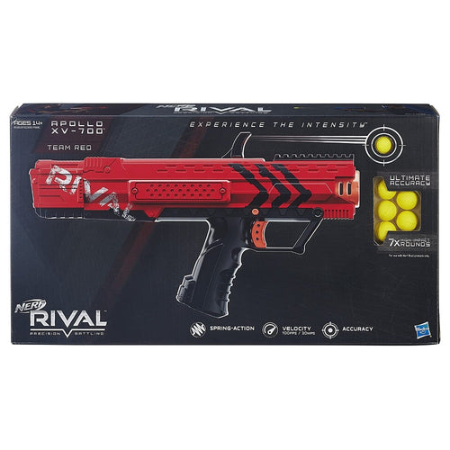 Original Nerf Rival Apollo XV-700 AST Dart Blaster with 7 Rounds (14 Years till Grown Ups)