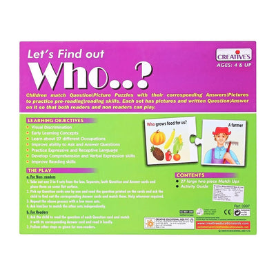 Let's Find Out - Who? (Educational Games & Puzzle)