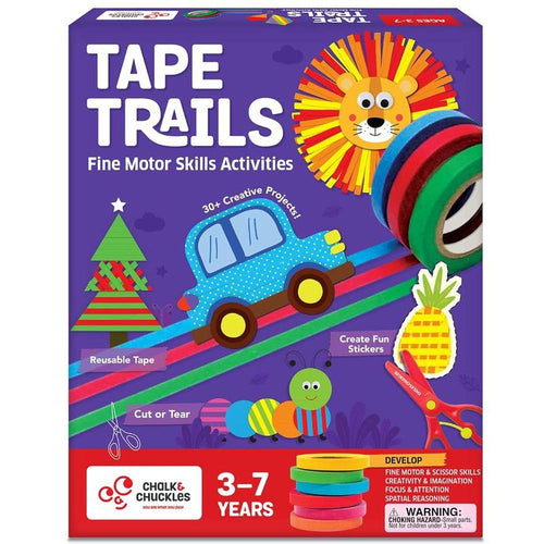 Chalk & Chuckles The Ultimate Craft Kit - Tear, Stick, Create (3-7 Years)