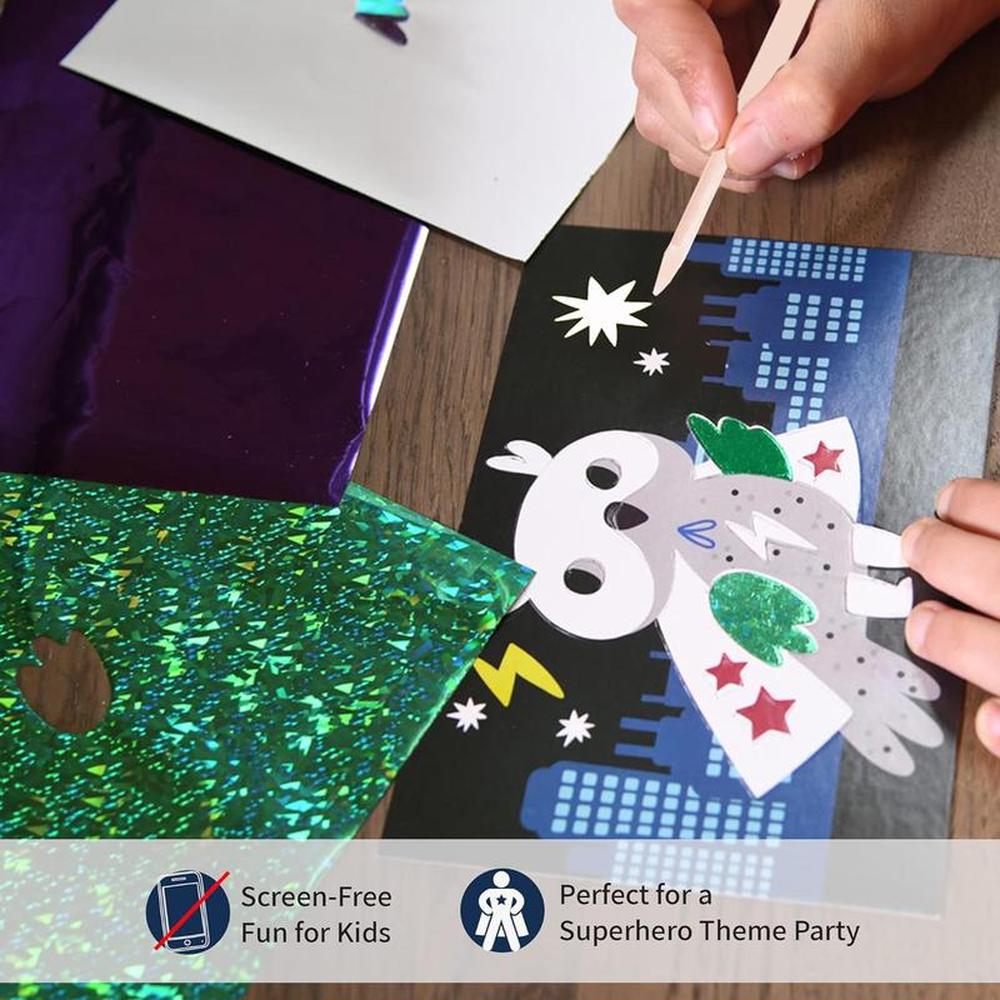 Chalk & Chuckles Fabulous Foil Art - Creative DIY Craft Kit (4-9 Years)