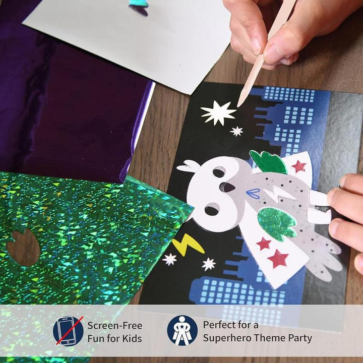Chalk & Chuckles Fabulous Foil Art - Creative DIY Craft Kit (4-9 Years)