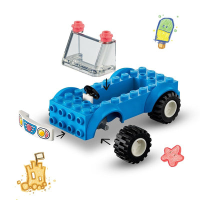 LEGO Friends Beach Buggy Fun 41725 Building Toy Set (61 Pieces)