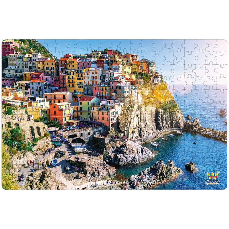 Cinque Terre, Italy, Cardboard Jigsaw Puzzle - 252 pieces