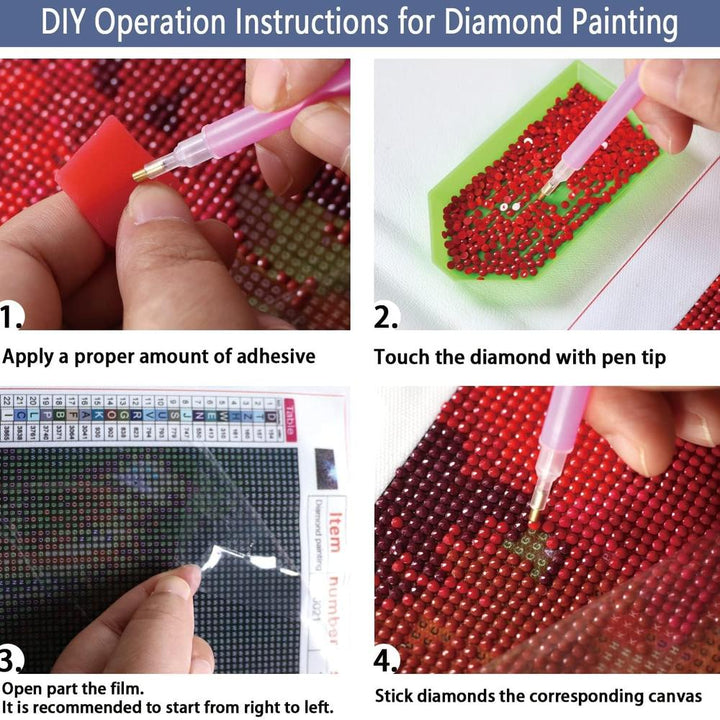 FunBlast 5D Scenery Diamond Painting Kit for Kids & Adults | DIY Crystal Art Craft Kit for Home Decor & Creative Gifting (12 x 16 Inch)