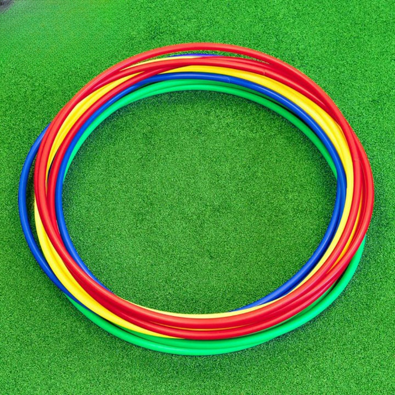 Welded Hula Hoop Exercise Ring for Fitness | Hula Hoop for Boys,Girls, Kids and Adults (Multi Color) (60 cm Diameter, Pack of 1 Pcs) (Free Hoop HUGGIE)