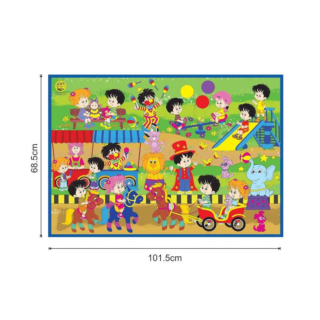 Ratnas My Coloring Mat - Carnival I Washable & Reusable Colouring Mat