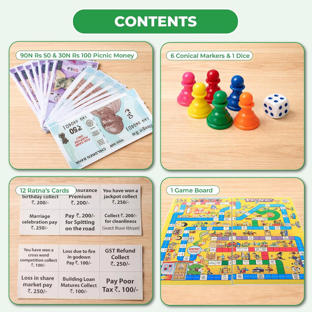 Ratna's Jumbo Picnic Board Game | Family Game