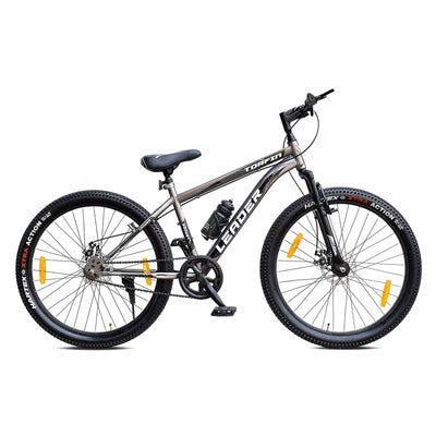 Torfin 26T MTB Cycle with Dual Disc Brake & Front Suspension (Grey) | 12+ Years (COD Not Available)