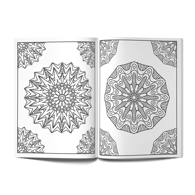 Relaxing Mandala For Kids : Coloring Book