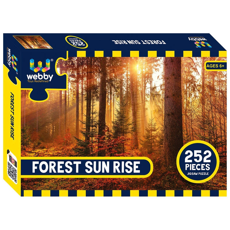 Forest Sun Rise Jigsaw Puzzle, 252 pieces