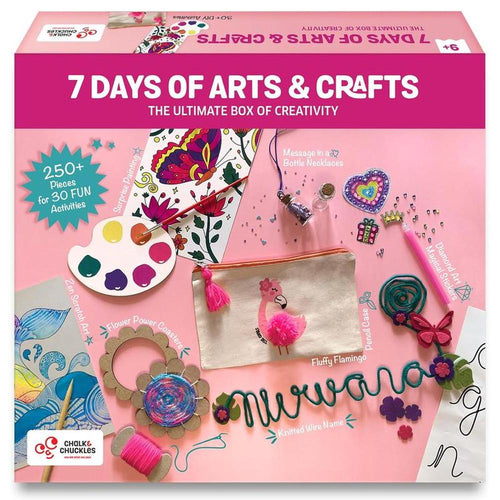 Chalk & Chuckles 30 in 1 Creative DIY Art & Craft Box (9-15 Years)