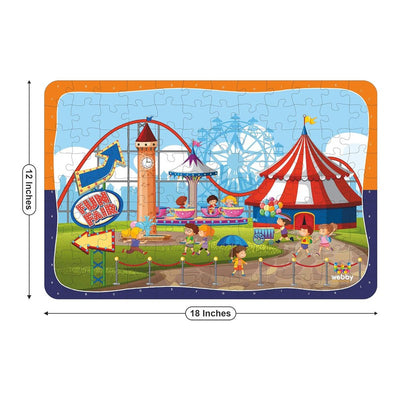 Fun Fair Wooden Jigsaw Puzzle, 108 Pieces