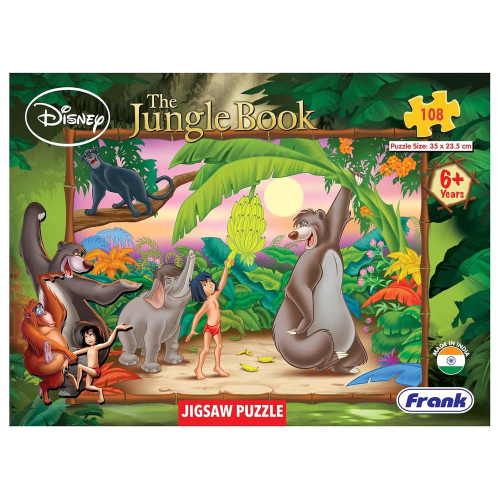Frank Jungle Book Jigsaw Puzzle - 108 Pieces
