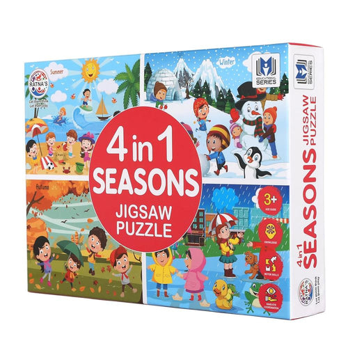 Ratnas 4-in-1 Seasons | Jigsaw Puzzle | 35 Pieces Each