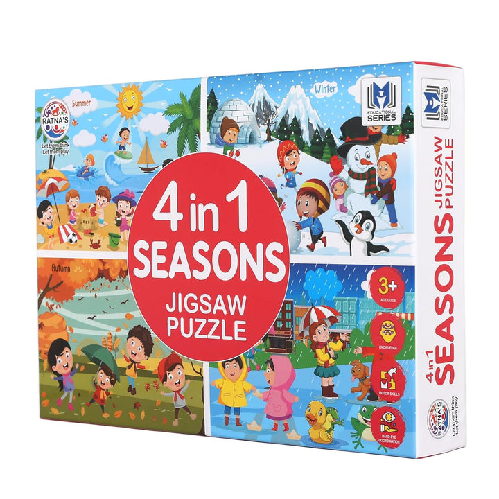 Ratna's 4-in-1 Seasons | Jigsaw Puzzle | 35 Pieces Each